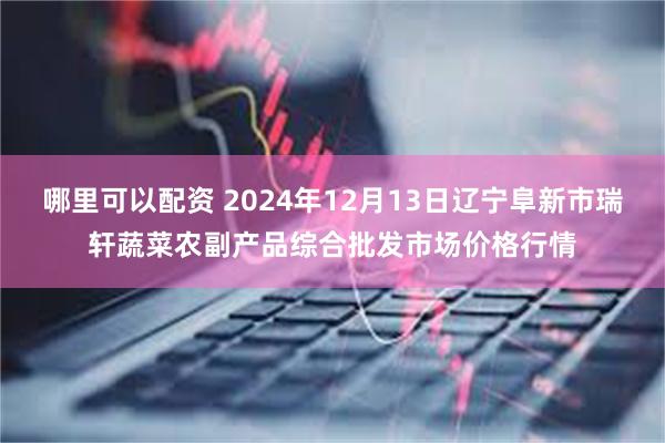 哪里可以配资 2024年12月13日辽宁阜新市瑞轩蔬菜农副产品综合批发市场价格行情