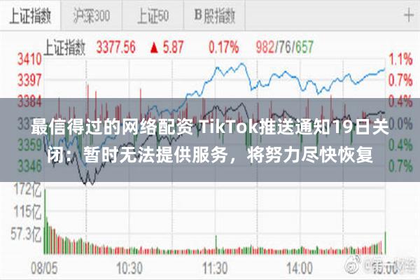 最信得过的网络配资 TikTok推送通知19日关闭：暂时无法提供服务，将努力尽快恢复